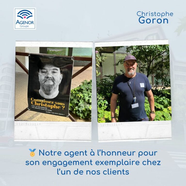 Agent mis à l'honneur
