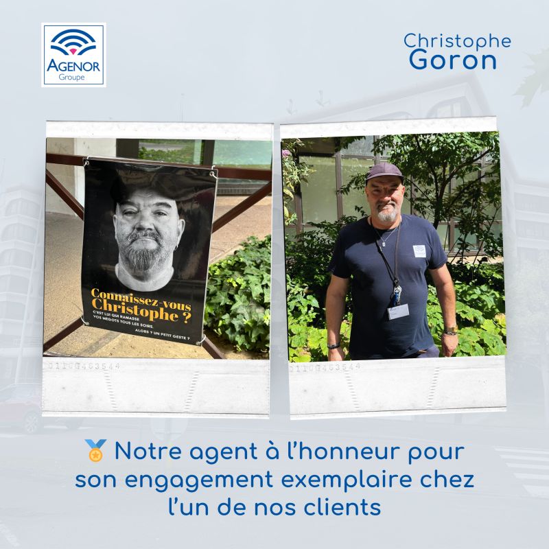 Agent mis à l'honneur